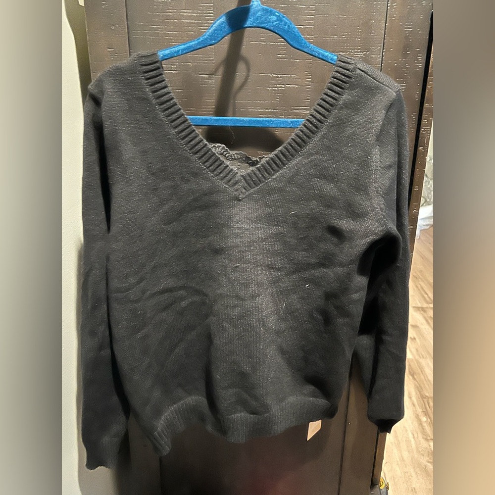 NWT black sweater